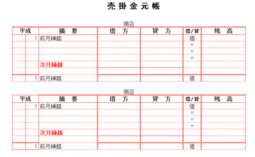 売掛金元帳