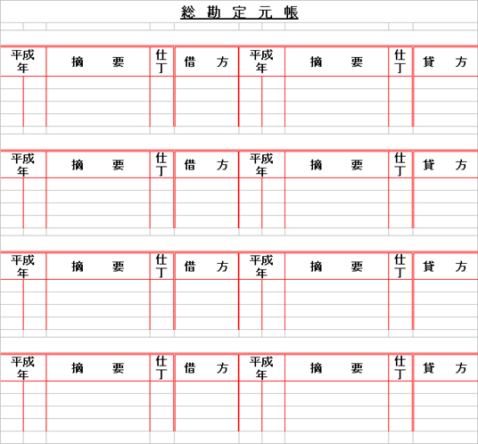 総勘定元帳